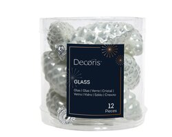Decoris Dennenappel glas enamel, matt mix - afbeelding 1