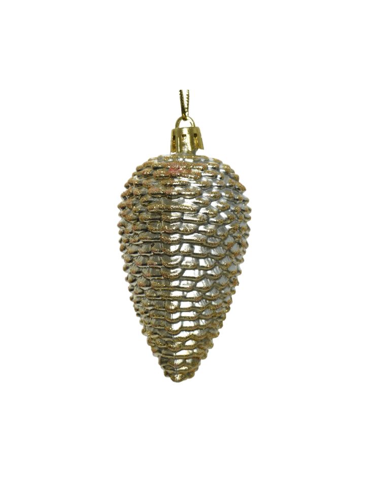 Decoris Ornament Denneappel Goud AVRI Bloem en Tuincentrum