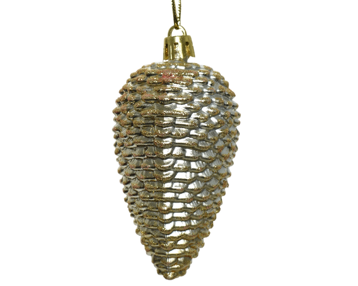 Decoris Ornament Denneappel Goud AVRI Bloem en Tuincentrum