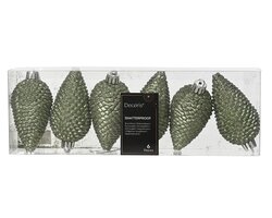 Decoris Dennenappel polystyreen gl - afbeelding 1