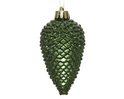 Decoris Dennenappel polystyreen glitter - afbeelding 2