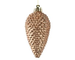Decoris Dennenappel polystyreen glitter - afbeelding 2