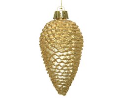Decoris Dennenappel polystyreen glitter - afbeelding 2