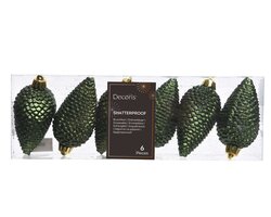 Decoris Dennenappel polystyreen glitter - afbeelding 1