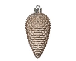 Decoris Dennenappel polystyreen glitter - afbeelding 2