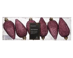 Decoris Dennenappel polystyreen glitter - afbeelding 1