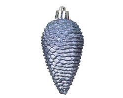 Decoris Dennenappel polystyreen glitter - afbeelding 2