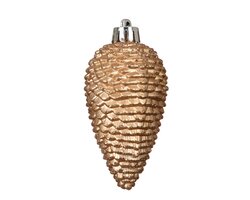 Decoris Dennenappel polystyreen glitter - afbeelding 2
