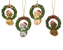 Decoris Dieren polyresin 4ass