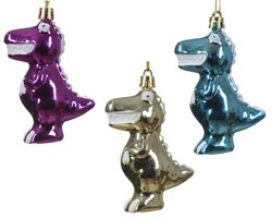 Decoris dino op draad kunststof 3 kl.ass