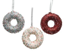 Decoris Donut foam glitter, multo colour beads 3kl.ass - afbeelding 2