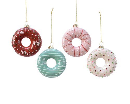 Decoris Donut glas matt color 4ass