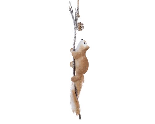 Decoris Eekhoorn polyester stars