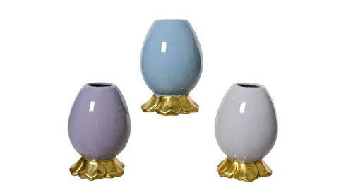 DECORIS Een-bloemsvaas keramiek l6b6h9cm a3