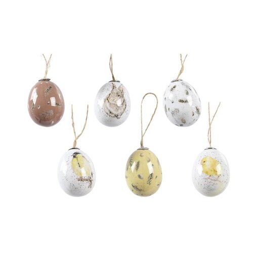 DECORIS Ei foam d5h7.5cm 6st a6