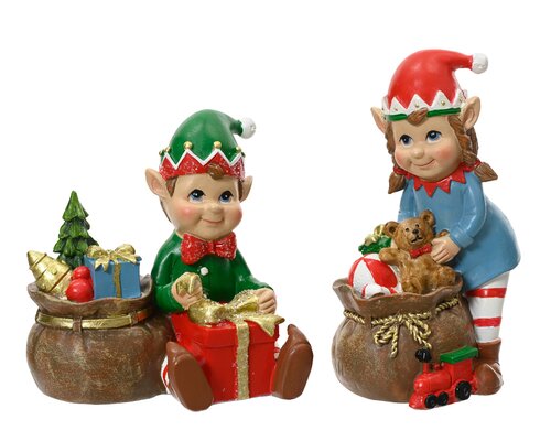 Decoris Elf polyresin 2ass