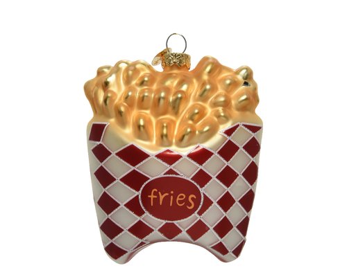 Decoris friet ornament glas - afbeelding 1