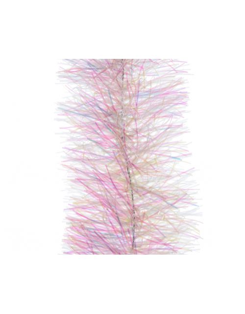 Decoris Guirlande Lametta Glans Iriserend dia7.5x270cm