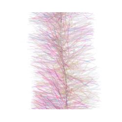 Decoris Guirlande Lametta Glans Iriserend dia7.5x270cm