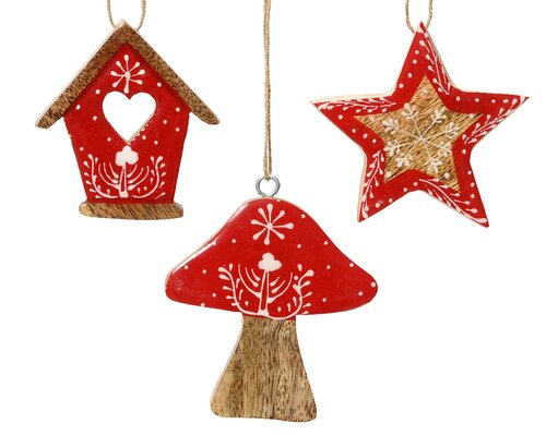 Decoris Hanger mangohout 3ass