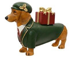 Decoris Hond magnesium standing giftbox