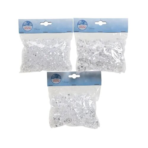 Decoris Ijsblokjes acryl transparant a3