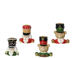 Decoris Kandelaar polyresin 4ass