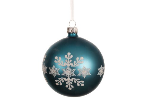 Decoris Kerstbal glas