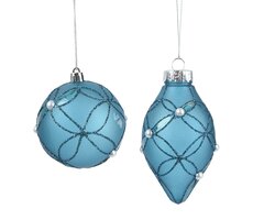 Decoris Kerstbal polystyreen 2ass