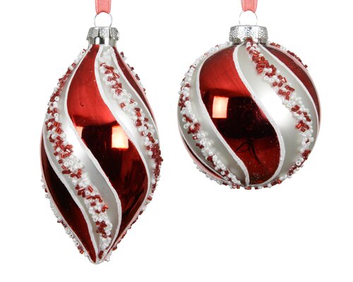 Decoris Kerstballen glas 2ass