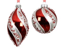 Decoris Kerstballen glas 2ass