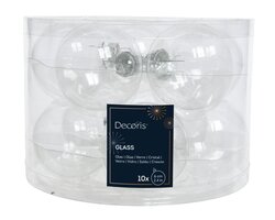 Decoris Kerstballen glas shiny