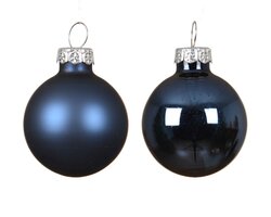Decoris Kerstballen glas shiny,matt mix - afbeelding 2