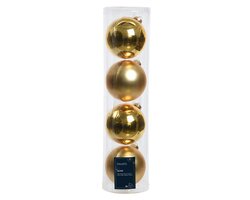 Decoris Kerstballen glas shiny,matt mix - afbeelding 1