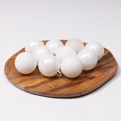 Decoris Kerstballen polystyreen mix - afbeelding 3