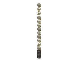 Decoris Kerstballen polystyreen mix - afbeelding 1