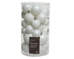 Decoris Kerstballen polystyreen mix - afbeelding 1