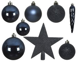 Decoris Kerstballen polystyreen mix - afbeelding 2