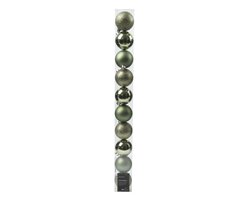 Decoris Kerstballen polystyreen sh, mt, gl mix - afbeelding 1