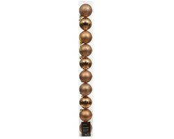 Decoris Kerstballen polystyreen sh-mt-gl mix - afbeelding 1