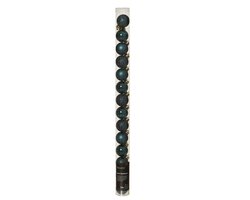 Decoris Kerstballen polystyreen shiny - matt - glitter mix - afbeelding 1