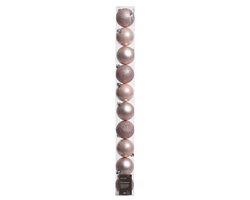 Decoris Kerstballen polystyreen shiny, matt, glitter mix - afbeelding 1