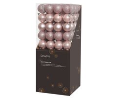 Decoris Kerstballen polystyreen shiny, matt, glitter mix - afbeelding 2