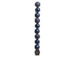 Decoris Kerstballen polystyreen shiny, matt, glitter mix - afbeelding 1