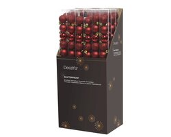 Decoris Kerstballen polystyreen shiny, matt, glitter mix - afbeelding 2