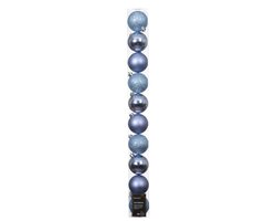 Decoris Kerstballen polystyreen shiny - matt - glitter mix - afbeelding 1