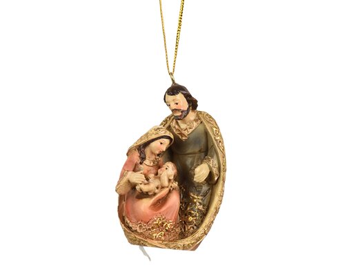 Decoris Kerstgroep polyresin painting