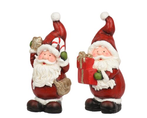 Decoris Kerstman magnesium 2ass