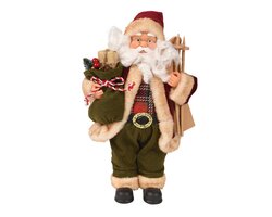 Decoris Kerstman polyester