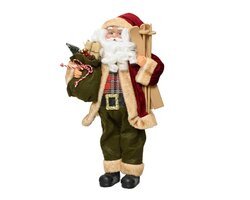 Decoris Kerstman polyester